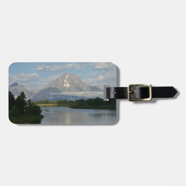 Étiquette À Bagage Jackson Hole River au parc national de Grand Teton (Devant horizontal)