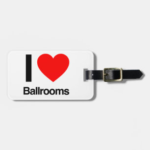 Étiquette À Bagage j'adore les salles de bal