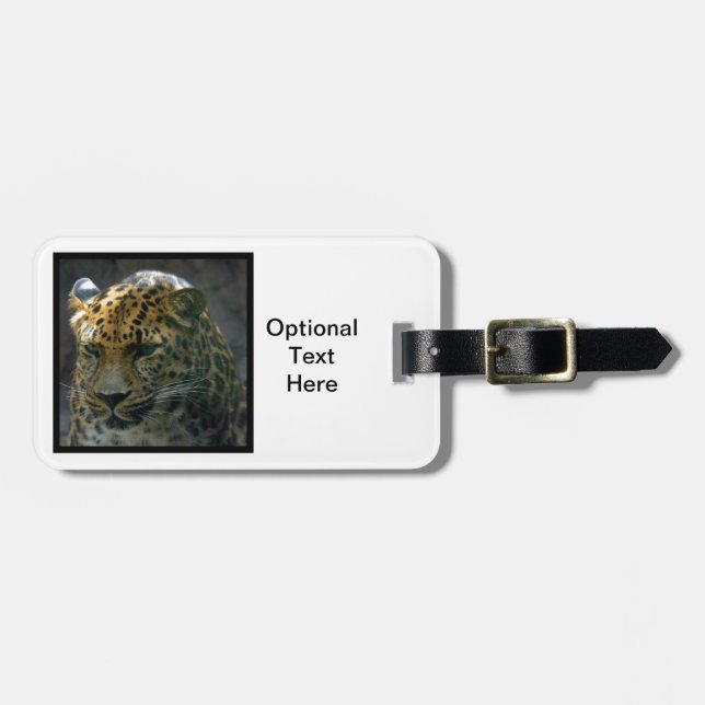 Étiquette À Bagage Jaguar (Devant horizontal)