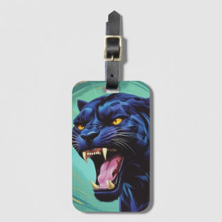 Étiquette À Bagage Jaguar - Panthère noire