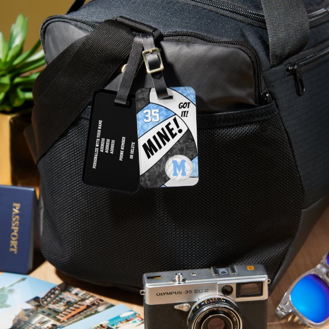 Étiquette À Bagage J'ai compris ! les filles font des couleurs d'équi (Recto & Verso)