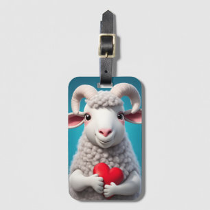 Étiquette À Bagage J'aime Ewe