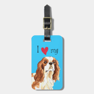 Étiquette À Bagage J'aime mon cavalier