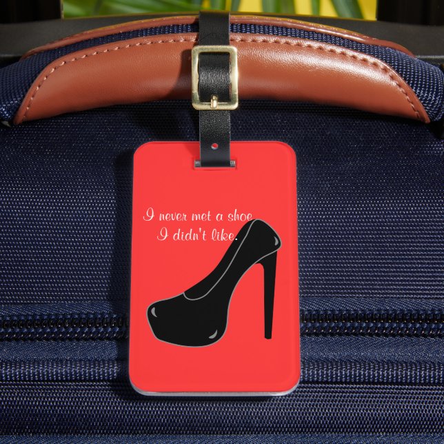 Étiquette À Bagage Jamais rencontré une chaussure (Insitu Rectoal 2)