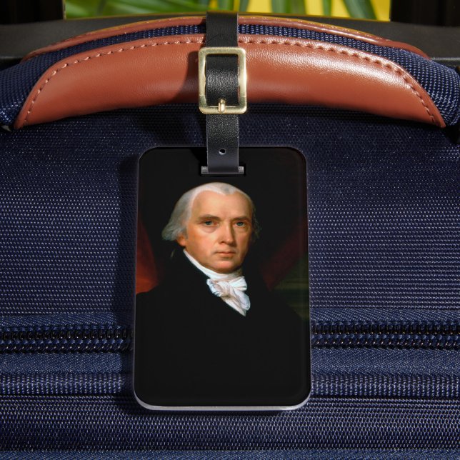 Étiquette À Bagage James Madison le 4e Président : L'Amérique colonia (Insitu Rectoal 2)