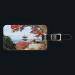 Étiquette À Bagage Japon, Kyoto. Temple de Kiyomizu en couleur d'auto<br><div class="desc">DROIT D'AUTEUR Shin Terada / Danita Delimont.com| AS15 STE0323.jpg| Japon,  Kyoto. Temple de Kiyomizu en couleur d'automne</div>