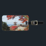 Étiquette À Bagage Japon, Kyoto. Temple Kiyomizu en couleur d'automne<br><div class="desc">COPYRIGHT Shin Terada / superstock.com | AS15 STE0323.jpg | Japon,  Kyoto. Temple Kiyomizu en couleur d'automne</div>
