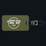 Étiquette À Bagage Jarbidge River Idaho Kayak<br><div class="desc">La rivière Jarbidge est à l'origine de deux fourches principales dans les montagnes Jarbidge et traverse des canyons basaltiques et rhyolites sur le haut plateau du désert d'Owyhee avant de rejoindre la Fourche Ouest de la rivière Bruneau pour former la rivière Bruneau à environ 24 milles au nord de la...</div>