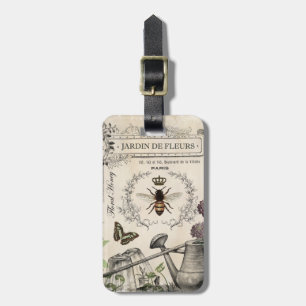 ÉTIQUETTE À BAGAGE JARDIN DES BEE FRANÇAIS