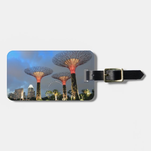 Étiquette À Bagage Jardins de la baie Singapore Supertree Grove (Devant horizontal)