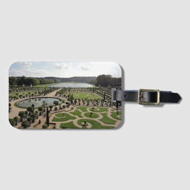Étiquette À Bagage Jardins de Versailles, France (Devant Horizontal)