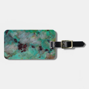 Étiquette À Bagage Jasper de Chrysocolle Bleu