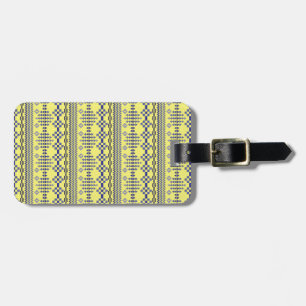 Étiquette À Bagage jaune