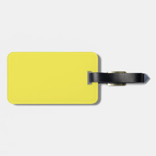 Étiquette À Bagage Jaune jonquille