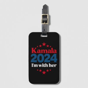 Étiquette À Bagage Je suis avec elle Kamala Votez pour 2024 Président