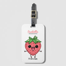 Je suis Berry Happy mignon saut de fraise kawaii