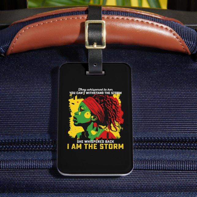 Étiquette À Bagage Je Suis La Tempête Du 10E Siècle Qu'Ils Lui Faisai (Insitu Rectoal 2)