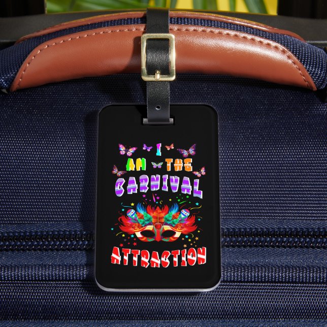 Étiquette À Bagage Je Suis L'Attraction Du Carnaval (Insitu Rectoal 2)