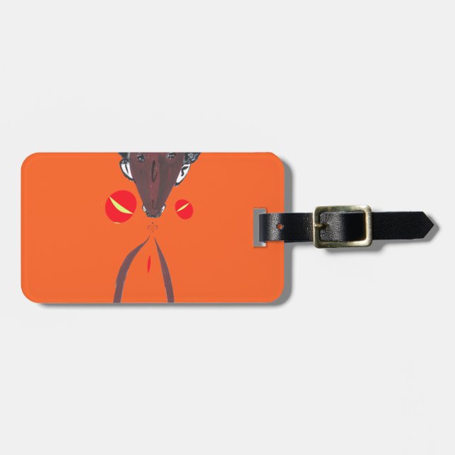 Étiquette À Bagage Je vous aime Nakupenda Swahili (Devant horizontal)