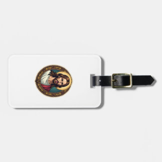 Étiquette À Bagage Jesus Redeemer Seal Vintage Engraving Tee