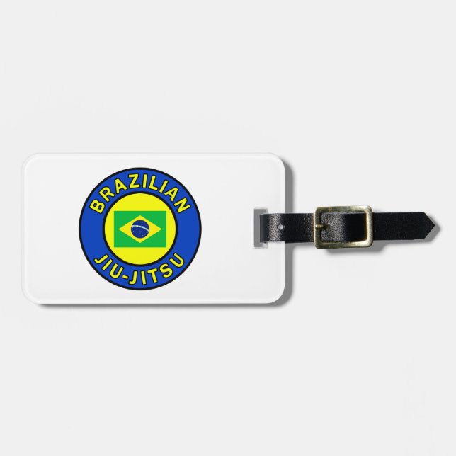 Étiquette À Bagage Jiu Jitsu (Devant horizontal)