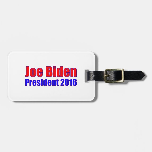 Étiquette À Bagage Joe Biden Président 2016 (Devant horizontal)
