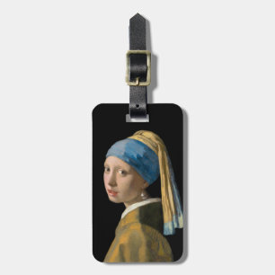Étiquette À Bagage Johannes Vermeer - Fille avec une oreille perle