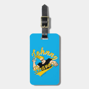 Étiquette À Bagage Johnny Bravo Graphisme sportif