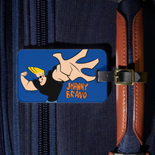 Étiquette À Bagage Johnny Bravo Iconic Pose