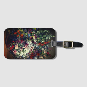 Étiquette À Bagage Joli bouquet de fleurs dans un vase