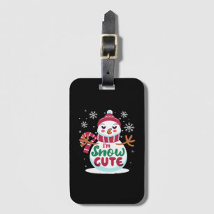 Étiquette À Bagage Joli Noël ! Embrassez le charme hivernal de Noël
