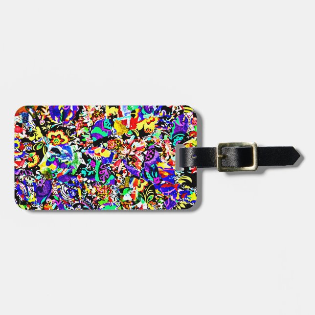 Étiquette À Bagage Joli tableau abstrait peint coque d'air iPad (Devant horizontal)