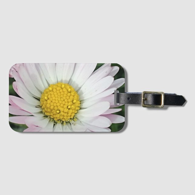 Étiquette À Bagage Jolie marguerite (Devant Horizontal)