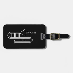 Étiquette À Bagage Jouer du jazz