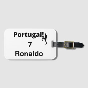 Étiquette À Bagage Joueur de football portugais personnalisable
