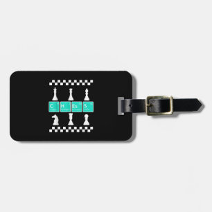 Étiquette À Bagage Joueur d'échecs Lover Tableau périodique Drôle Cad