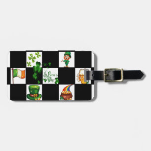 Étiquette À Bagage Jour le rétro de St Patrick unique
