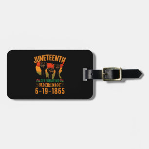 Étiquette À Bagage Juneteenth célébrant la liberté noire 186 Africain