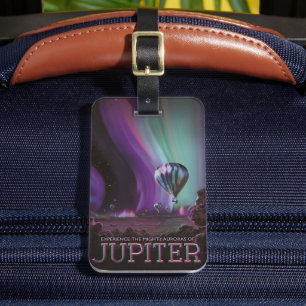 Étiquette À Bagage Jupiter Travel by Hot Air Balloon Bighty Aurora