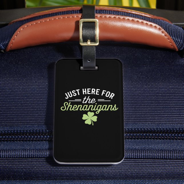 Étiquette À Bagage Juste ici pour la Saint Patrick des Shenanigans (Insitu Rectoal 2)