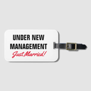 Étiquette À Bagage Juste le bagage marié étiquette   sous la nouvelle