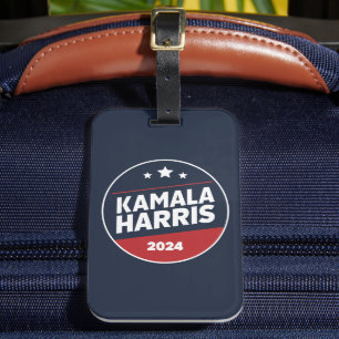 Étiquette À Bagage Kamala Harris 2024 Pour Les Élections Rétro Du Pré