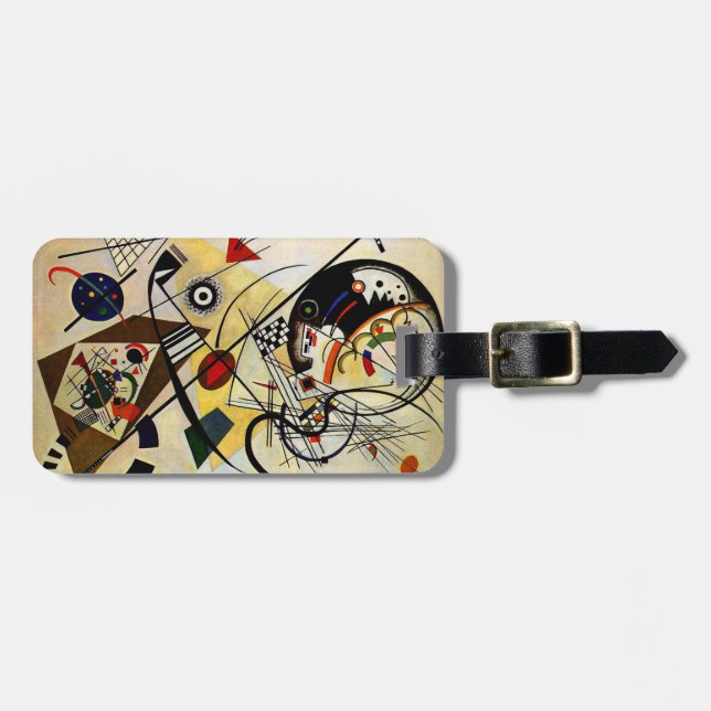 Étiquette À Bagage Kandinsky - Ligne Transverse (Devant horizontal)