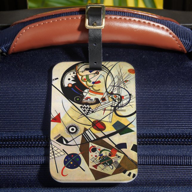 Étiquette À Bagage Kandinsky - Ligne Transverse (Insitu Rectoal 2)