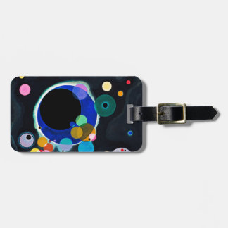 Étiquette À Bagage Kandinsky Plusieurs Cercles Artwork