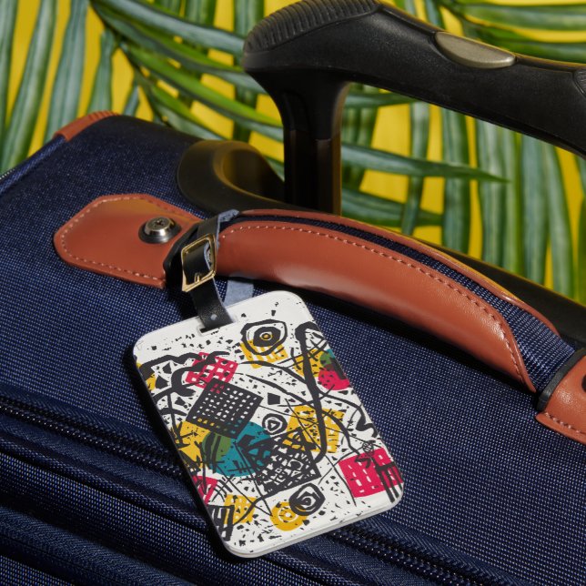 Étiquette À Bagage Kandinsky Small Worlds V Classic Abstrait (Insitu Rectoal 1)