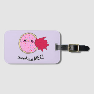 Étiquette À Bagage Kawaii Jam Donut Mange Moi