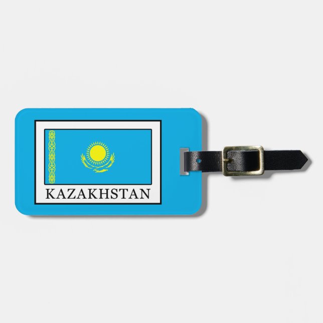 Étiquette À Bagage Kazakhstan (Devant horizontal)