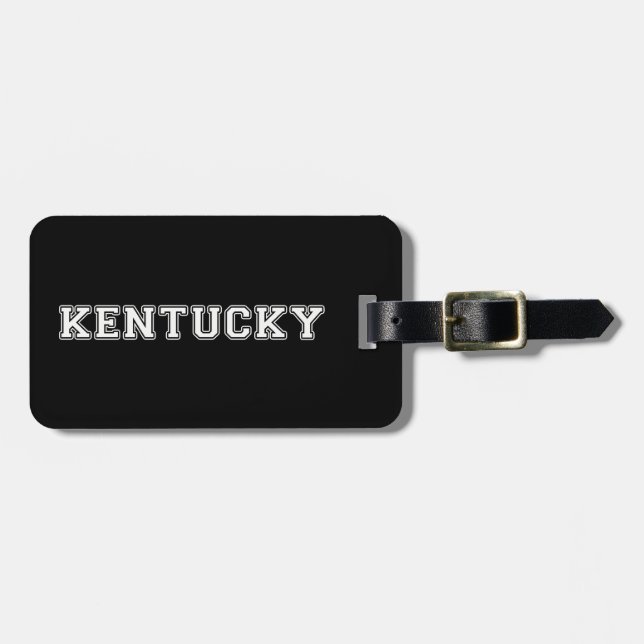 Étiquette À Bagage Kentucky (Devant horizontal)