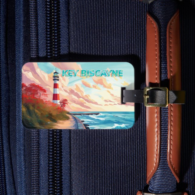 Étiquette À Bagage Key Biscayne, Florida Keys (Insitu Rectoal 4)